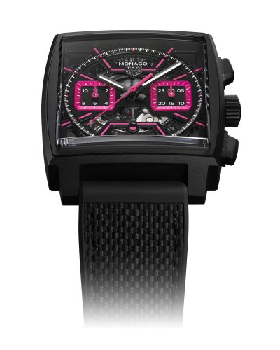 TAG Heuer Monaco Chronograph Miglior Orologio Replica In Rosa Con Quadrante Scheletrato